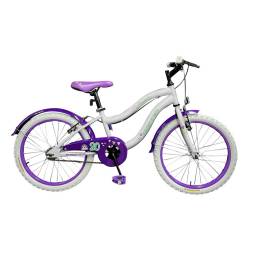 BACCIO Bicicleta MYSTIC rodado 20 YS775-1 White/Violet
