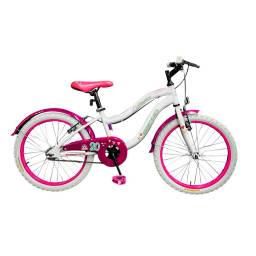 BACCIO Bicicleta MYSTIC rodado 20 White/Pink