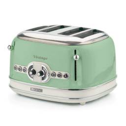 ARIETE Tostadora Vintage 4 rebanadas mod.156 Color Verde