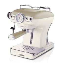 ARIETE Cafetera Espresso Vintage mod.1389 Color Beige