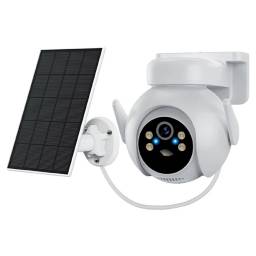 XION Cmara de Seguridad Exterior XI-CCTV81S Solar WiFi