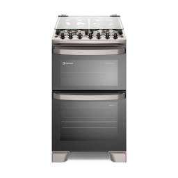 ELECTROLUX Cocina Combinada Doble Horno FE4DC 4 hornallas