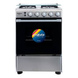 ENXUTA Cocina a Gas 4 Hornallas CENX9604I Inox