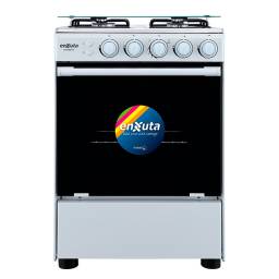 ENXUTA Cocina a Gas 4 Hornallas CENX9604W Blanco