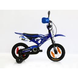 BACCIO Bicicleta MOTORBIKE rodado 12 YS7463 Azul