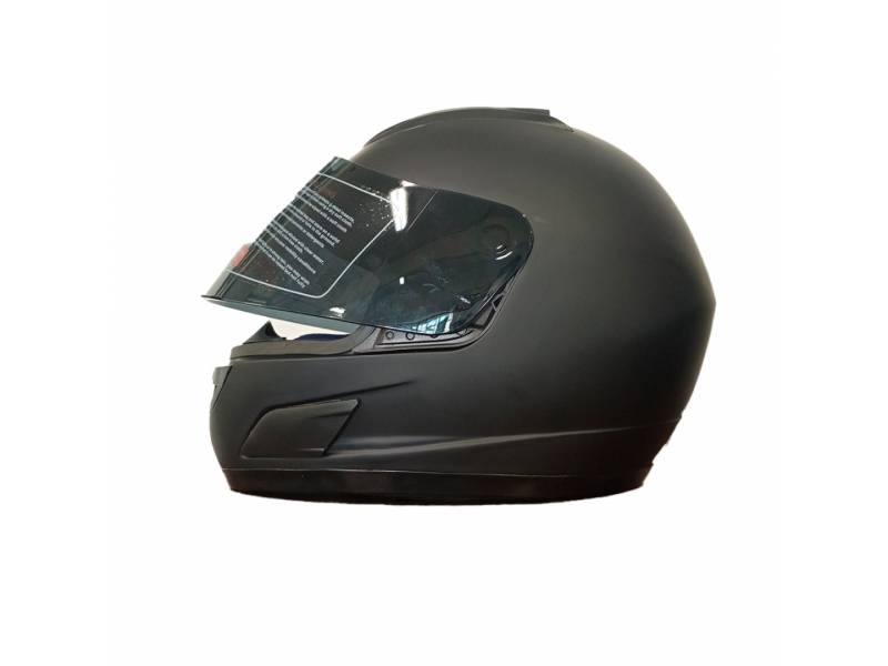 PMX Casco de Moto Integral Negro Mate MAXXMATXL talle XL